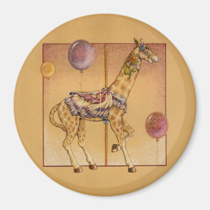 Magneten - Karussell-Giraffe Magnet