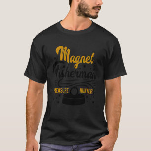 Magnetfischer Schatzjäger Angeln Hecht Karpfen T-Shirt