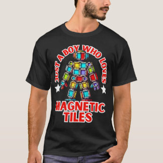 Magnetfliesen Nur ein Junge, der magnetische Flies T-Shirt