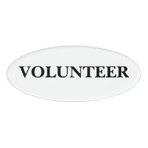 Magnetic Badge - Volunteer