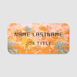 Magnetic Company Mitarbeiter Ästhetische Elegant Namensschild