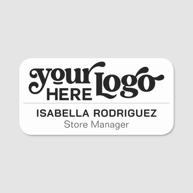 Magnetic Company Mitarbeiter Beruflich Name Namensschild (Vorderseite)