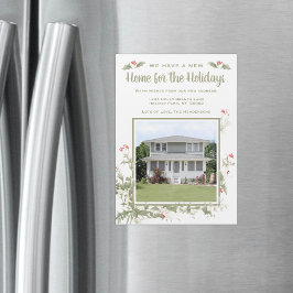 Magnetic Foto Weihnachten Neue Adresse Ankündigung