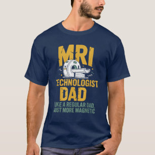 Magnetic Krass Tech Radiologist MRT Technologist V T-Shirt