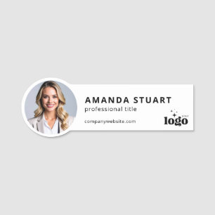 Magnetic Logo Foto Corporate Business Abzeichen Namensschild