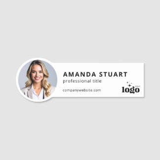 Magnetic Logo Foto Corporate Business Abzeichen Namensschild
