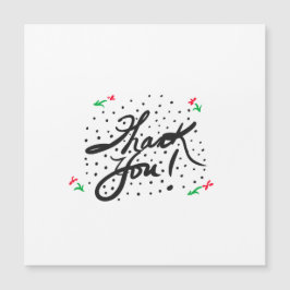 Magnetic Vielen Dank Magnetkarte