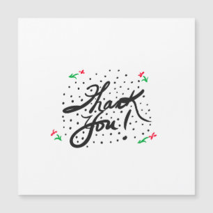 Magnetisch danke magnetkarte