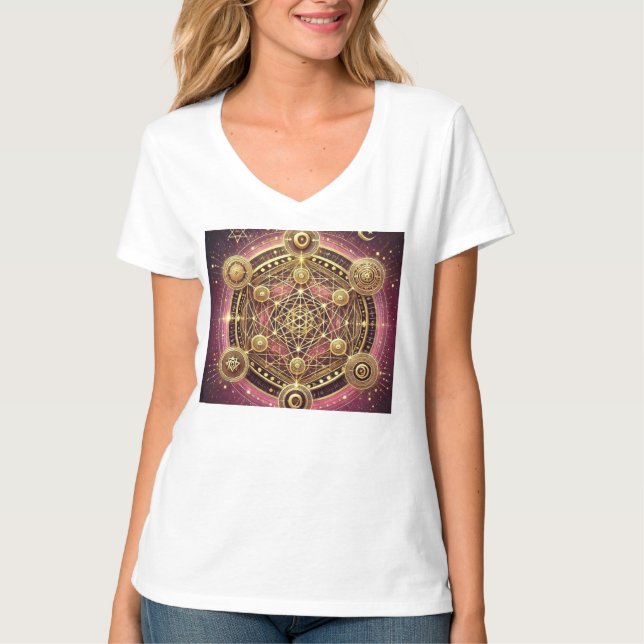 Magnetische Attraktionsschere T-Shirt (Vorderseite)