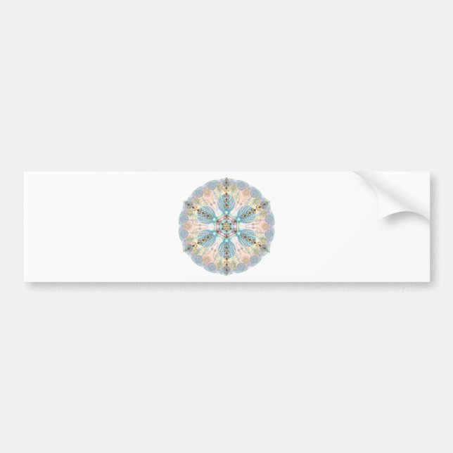 Magnetische Energie-Mandala Autoaufkleber (Vorne)