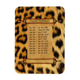 Magnetische Familien-Geburtstags-Erinnerung - Magnet