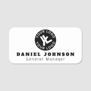 Magnetische Firmenmitarbeiter Individuelles Logo Namensschild
