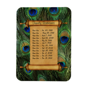 Magnetische Geburtstagsfamilien - Erinnerung indiv Magnet