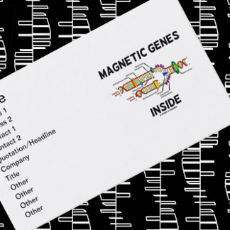 Magnetische Gene im Inneren (DNA-Replikation) Visitenkarte