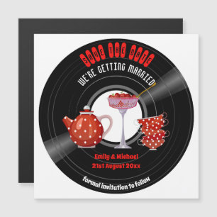 Magnetische Hochzeit speichert das Datum, an dem T Magneteinladung