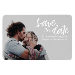 "Magnetische Momente" Chic Save the Date Personali Magnet