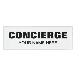 Magnetische Namensschilder für Concierge oder Haus Namenschild