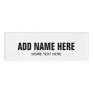 Magnetische Namensschilder mit individuelle Name f Namenschild