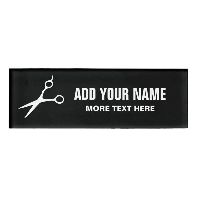 Magnetische Namensumbauten des personalisierten Namenschild (Vorderseite)