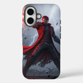 Magnetische Rebellion: Rothaariger Outlaw-Fall  iPhone 16 Hülle