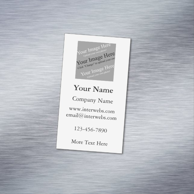 Magnetische Visitenkarte für den benutzerdefiniert (Beispiel)