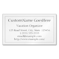 Magnetische Visitenkarte für den kostengünstigen R