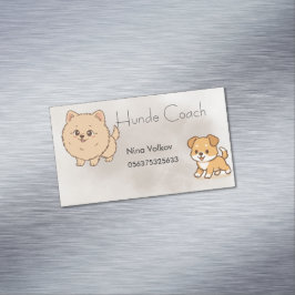 Magnetische Visitenkarte Hundetrainer |