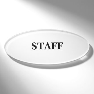 Magnetisches Abzeichen - Personal Namenschild