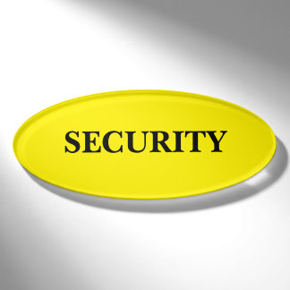 Magnetisches Abzeichen - Sicherheit Namenschild