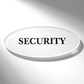 Magnetisches Abzeichen - Sicherheit Namenschild