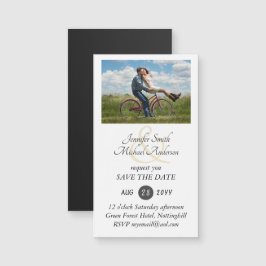 MAGNETISCHES FOTO Save the Date Hochzeit Einladung