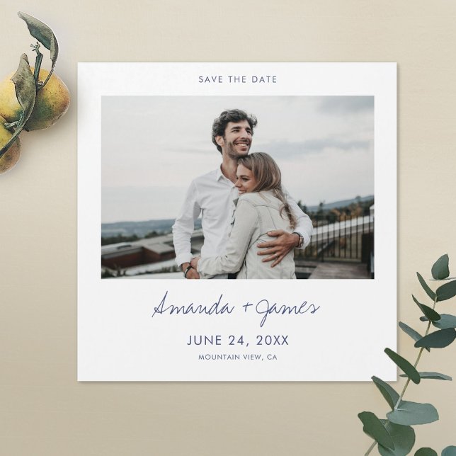 Magnetisches Foto speichert Daten mit blauer Typog Magnetkarte (Von Creator hochgeladen)