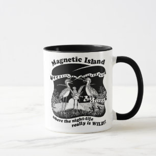 Magnetisches Inselnachtleben Tasse