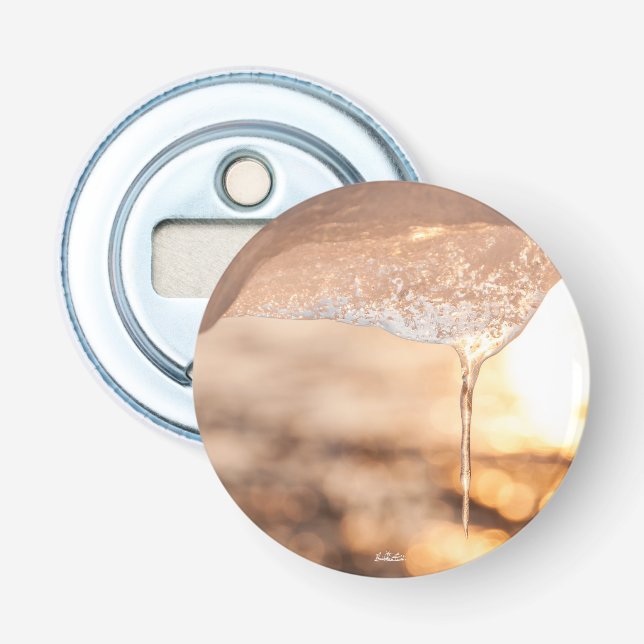 magnetisierter Flaschenöffner Photosonne des Eises (Vorderseite)