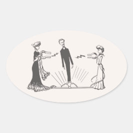 Magnetismus bei Tieren Ovaler Aufkleber