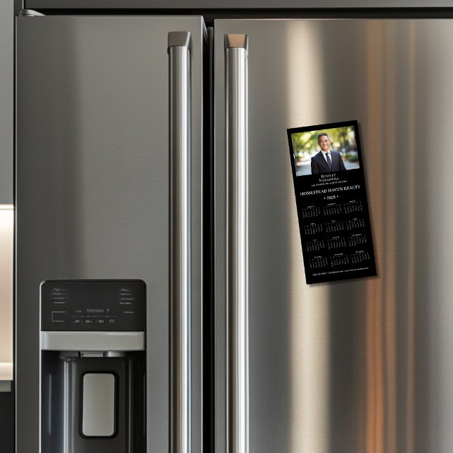 Magnetkalender 2025 für Unternehmen — Vertikal sch Magnetkarte (Von Creator hochgeladen)