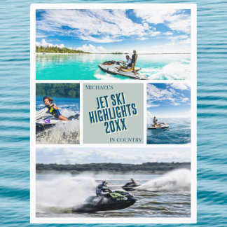Magnetkarte Erstellen Sie Ihre eigene Jet-Ski-Foto