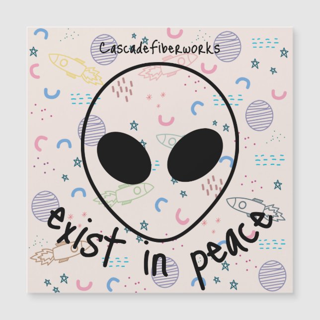 Magnetkarte für Alien (Vorderseite)