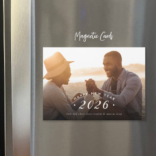 Magnetkarte für das Minimalistische neue Foto