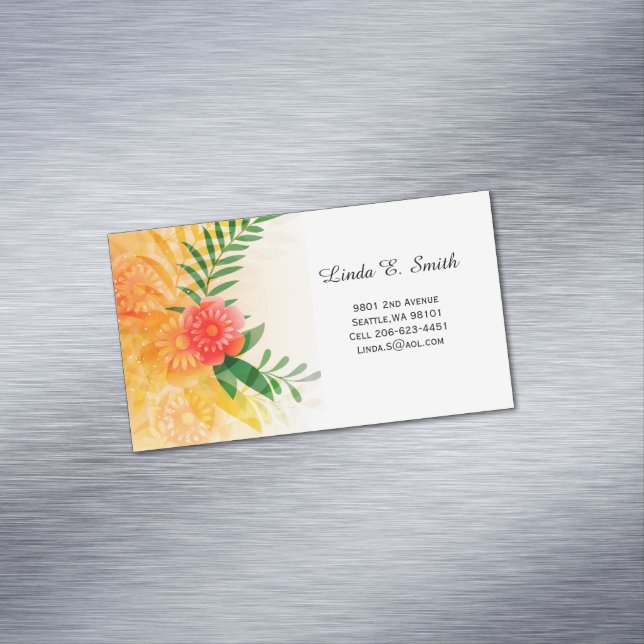 Magnetkarte Magnetische Visitenkarte (Beispiel)