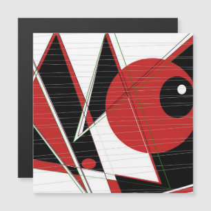 Magnetkarte mit rotem Auge