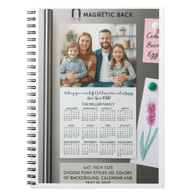 Magnetkarte Notizblock (Vorderseite)