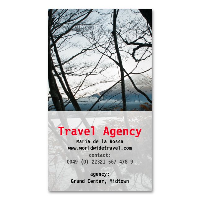 Magnetkarten Magnetische Visitenkarte (Vorderseite Vertikal)