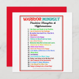 Magnetkartennachweise für Warrior Mindset