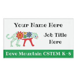 Magnetname-Tag Namenschild