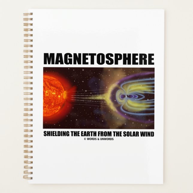 Magnetosphäre schützt die Erde vor Sonnenwind Planer (Vorderseite)
