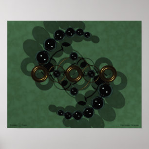 Magnetostatische Metalloide Poster