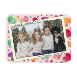 Magnetvalentiner-Tag-Großeltern-Fotokarte Magnet