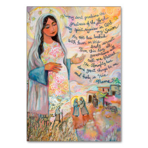 Magnificat Gebets-Karte, Canticle von Mary Tischnummer