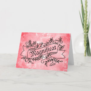 Magnificat Jungfrau Mary Hymne Locarno Karte